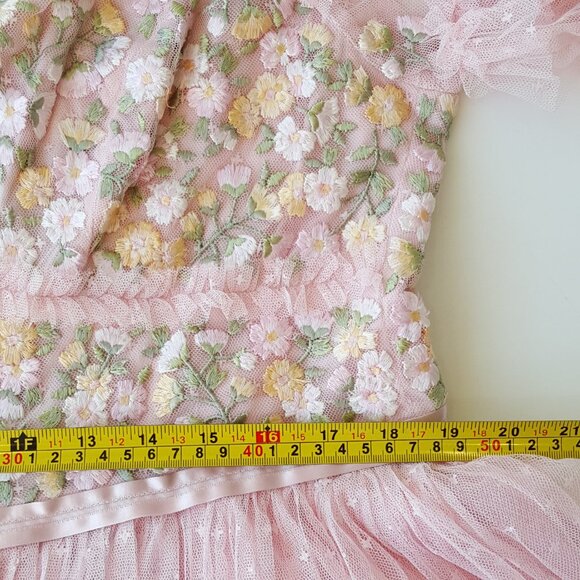 Needle & Thread ! Wildflower Ditsy Embroidered Tulle Gown (US16) - Picture 11 of 17
